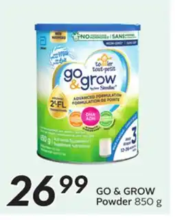 Sobeys GO & GROW Powder offer