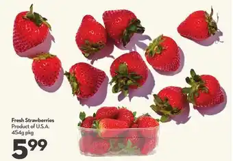 Longo's Fresh Strawberries offer