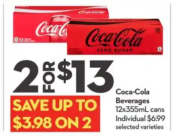 Longo's Coca-Cola Beverages offer