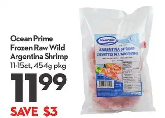 Longo's Ocean Prime Frozen Raw Wild Argentina Shrimp offer