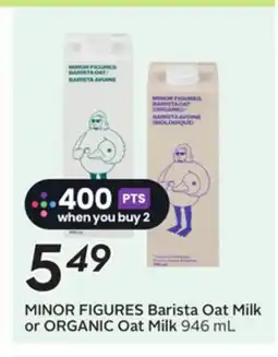 Sobeys Barista Oat Milk or ORGANIC Oat offer