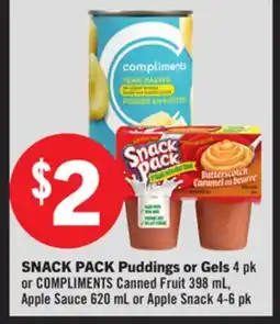 Foodland SNACK PACK Puddings or Gels offer