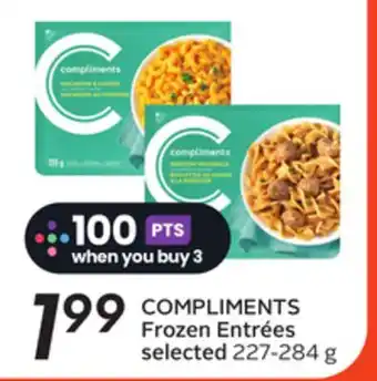 Sobeys COMPLIMENTS Frozen Entrées offer