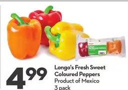 Longo's Longo's Fresh Sweet Coloured Peppers offer