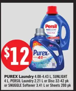 Foodland PUREX Laundry offer