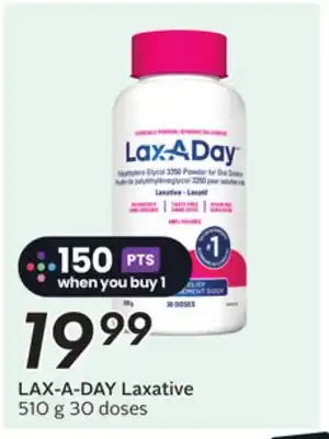 Sobeys LAX-A-DAY Laxative offer