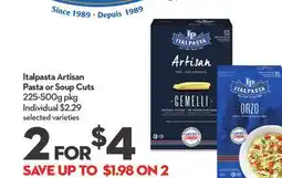 Longo's Italpasta Artisan Pasta or Soup Cuts offer