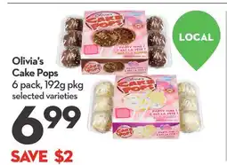 Longo's Olivia's Cake Pops offer