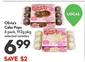 Longo's Olivia's Cake Pops offer