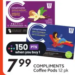 Sobeys COMPLIMENTS Coffee Pods offer