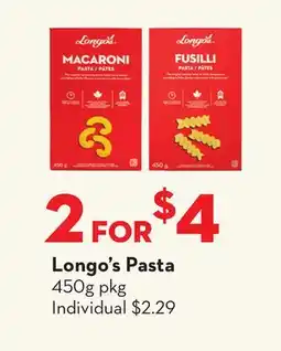 Longo's Longo's Pasta offer