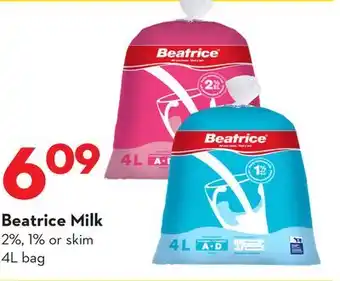 Longo's Beatrice Milk offer