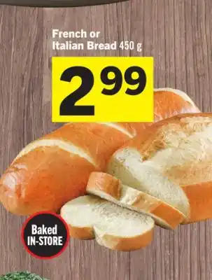 Foodland French or Italian Bread offer