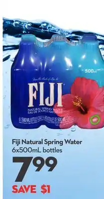 Longo's Fiji Natural Spring Water offer