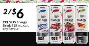 Sobeys CELSIUS Energy Drink offer