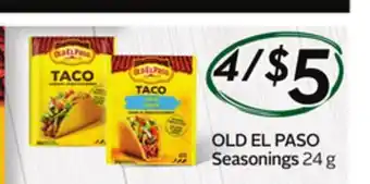 Sobeys OLD EL PASO Seasonings offer