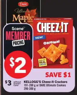 Foodland KELLOGG'S Cheez-It Crackers offer