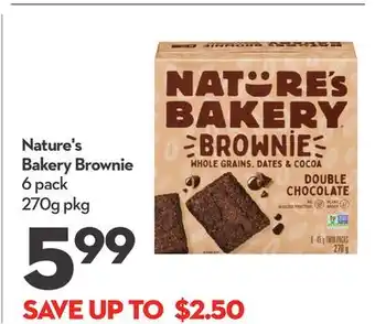 Longo's Nature's Bakery Brownie offer