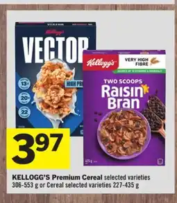 Foodland Premium Cereal selected varieties 306-553 g or Cereal varieties 435 g offer