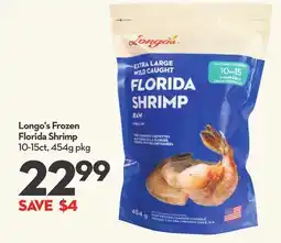 Longo's Longo's Frozen Florida Shrimp offer