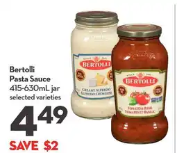 Longo's Bertolli Pasta Sauce offer