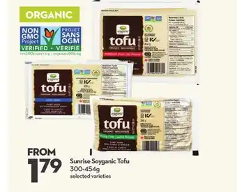 Longo's Sunrise Soyganic Tofu offer