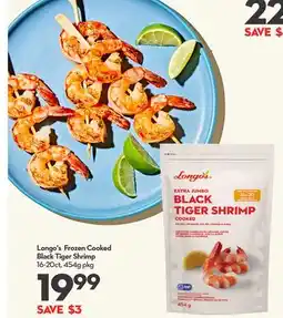 Longo's Longo's Frozen Cooked Black Tiger Shrimp offer