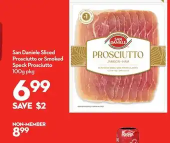 Longo's San Daniele Sliced Prosciutto or Smoked Speck Prosciutto offer