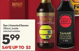 Longo's San-J Assorted Sauces offer