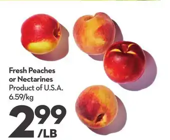 Longo's Fresh Peaches or Nectarines offer