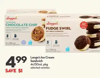 Longo's Longo's Ice Cream Sandwich offer