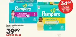 Longo's Pampers Swaddlers or Cruisers offer