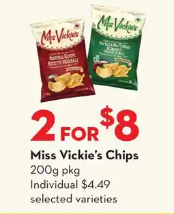 Longo's Miss Vickie's Chips offer