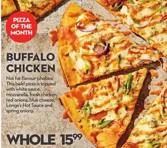 Longo's BUFFALO CHICKEN offer