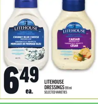 Metro LITEHOUSE DRESSINGS offer