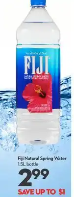 Longo's Fiji Natural Spring Water offer