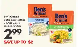 Longo's Ben's Original Bistro Express Rice offer