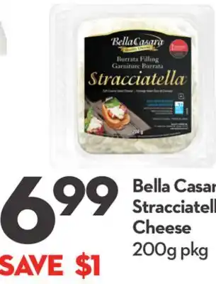 Longo's Bella Casara Stracciatella Cheese offer