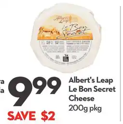 Longo's Albert's Leap Le Bon Secret Cheese offer