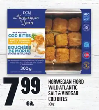 Metro NORWEGIAN FJORD WILD ATLANTIC SALT & VINEGAR COD BITES offer