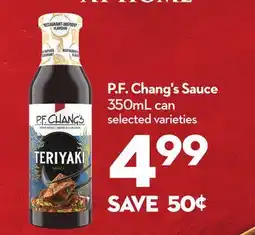 Longo's P. F. Chang's Sauce offer