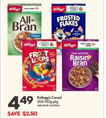 Longo's Kellogg's Cereal offer