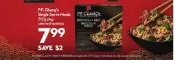 Longo's P. F. Chang's Single Serve Meals offer