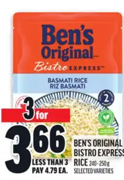 Metro BEN'S ORIGINAL BISTRO EXPRESS RICE offer