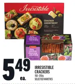 Metro IRRESISTIBLE CRACKERS offer