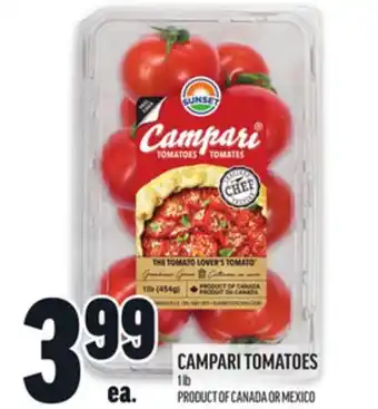 Metro CAMPARI TOMATOES offer