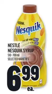 Metro NESTLÉ NESQUIK SYRUP offer