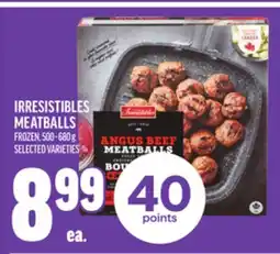 Metro IRRESISTIBLES MEATBALLS offer