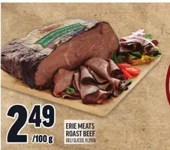 Metro ERIE MEATS ROAST BEEF offer