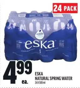 Metro ESKA NATURAL SPRING WATER offer